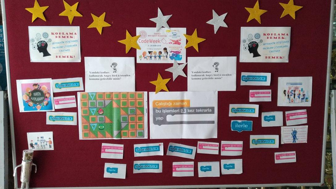 Yamanevler Ortaokulu Codeweek Haftası Etkinliği