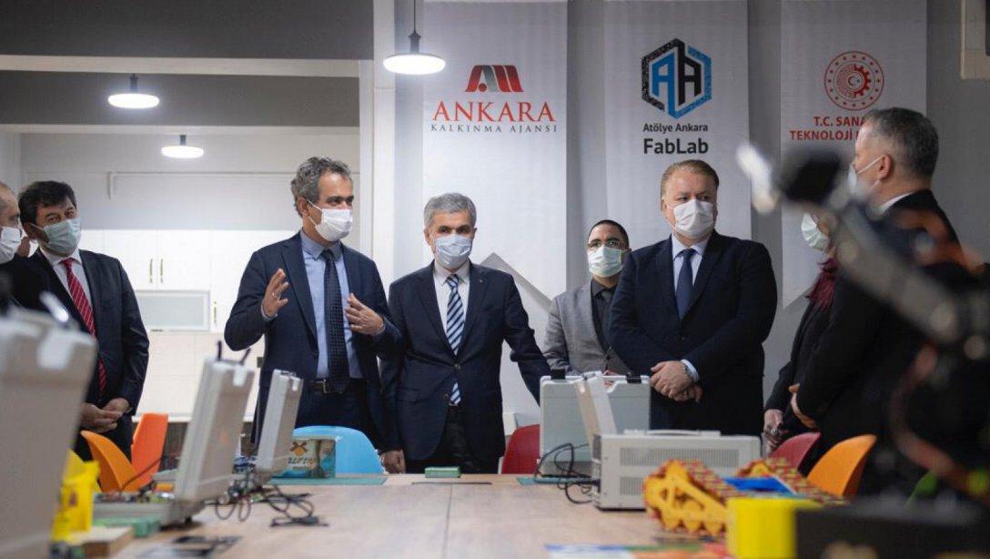 Millî Eğitim Bakanlığı'nın İlk Açık Erişimli Atölyesi Ankara'da Kuruldu