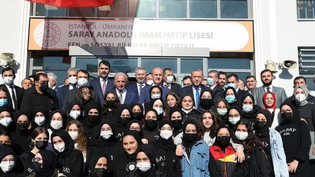 Cumhurbaşkanımız Recep Tayyip Erdoğan'ın Saray AİHL Ziyareti