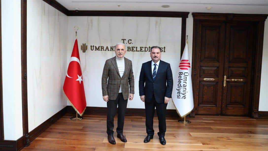 Milli Eğitim Müdürümüz Mustafa Özen'in Belediye Başkanlığı ziyateti