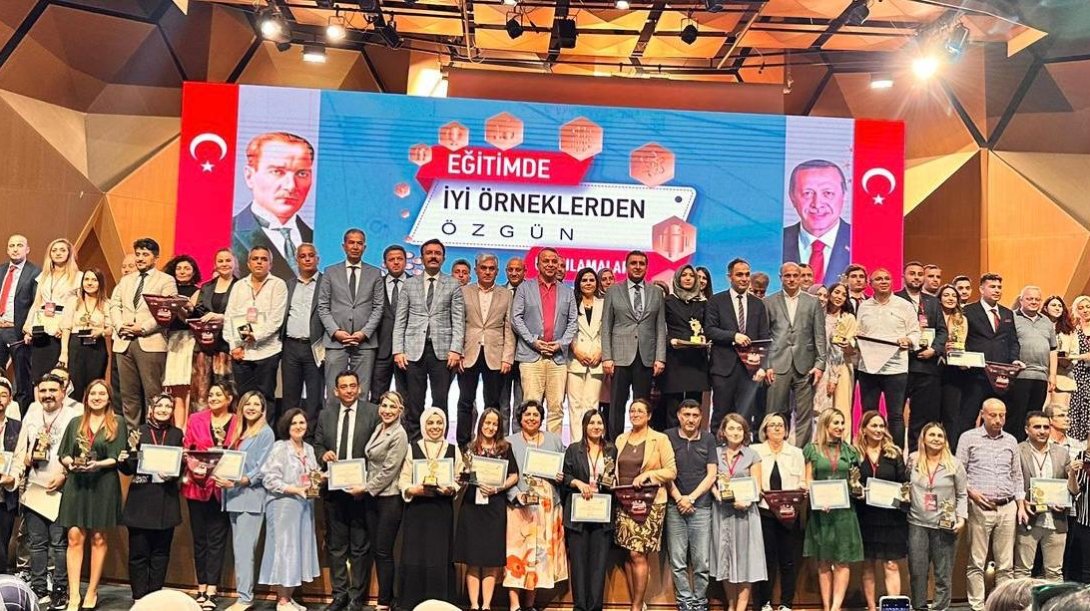 EĞİTİMDE İYİ ÖRNEKLERDEN ÖZGÜN UYGULAMALARA SERGİSİ VE ÖDÜL TÖRENİ GERÇEKLEŞTİRİLDİ